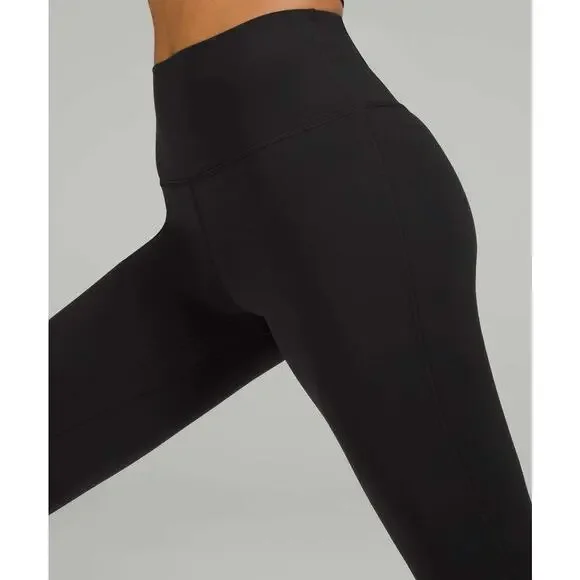 LULULEMON Align High-Rise Mini Flare Pant 32" Black Yoga Active Women's 4